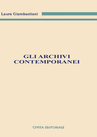 copertina Gli archivi contemporanei