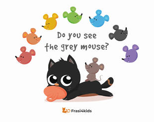 copertina Do you see the grey mouse? Con audiolibro in inglese