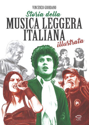 copertina Storia della musica leggera italiana illustrata