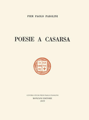 copertina Poesie a Casarsa-Il primo libro di Pasolini. Ediz. speciale