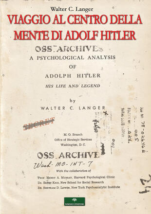 copertina Viaggio al centro della mente di Adolf Hitler