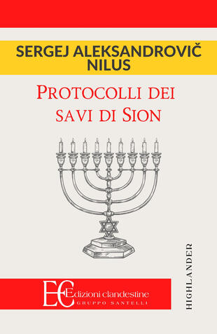 copertina Protocolli dei savi di Sion