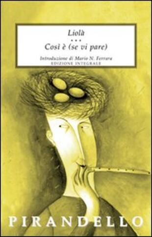 copertina Liol&agrave;-Cos&igrave; &egrave; (se vi pare)