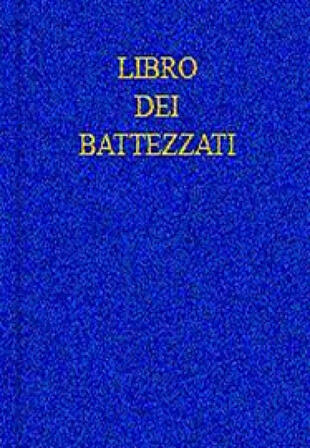 copertina Libro dei battezzati