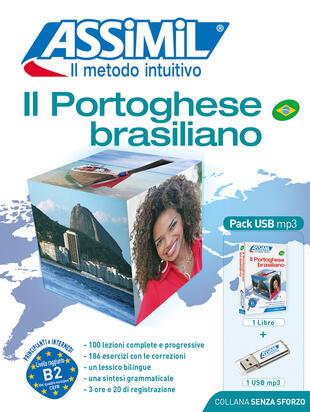copertina Il portoghese brasiliano. Con audio MP3 su memoria USB
