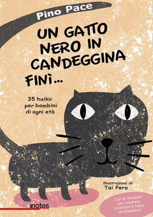 copertina Un gatto nero in candeggina finì... 35 haiku per bambini di ogni età