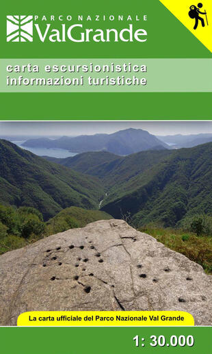 copertina Carta escursionistica informazioni turistiche. La carta ufficiale del Parco Nazionale Val Grande 1:30.000. Ediz. italiana e inglese