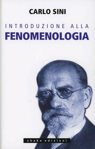 copertina Introduzione alla fenomenologia