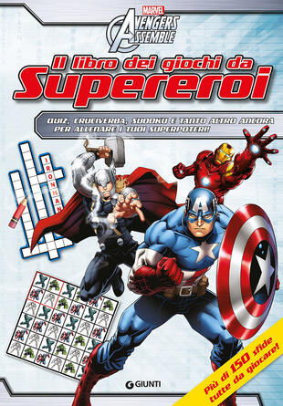 copertina Avengers assemble. Il libro dei giochi da supereroi