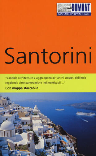 copertina Santorini. Con mappa. Ediz. a colori