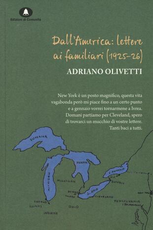 copertina Dall'America: lettere ai familiari (1925-26)