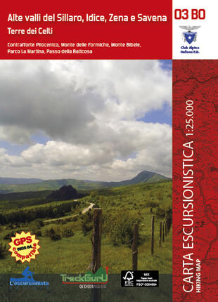copertina Alte valli del Sillaro, Idice, Zena e Savena. Con carta escursionistica 1:25.000