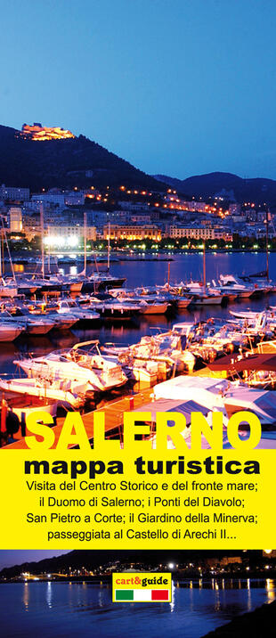 copertina Salerno. Mappa turistica di Salerno. Ediz. italiana e inglese