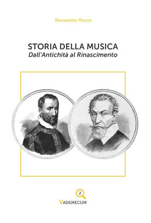 copertina Storia della musica. Dall'antichità al Rinascimento