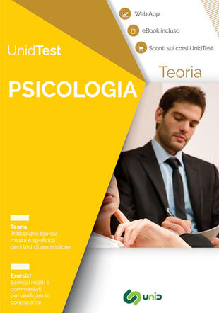 copertina Manuale di teoria per il test di ammissione a Psicologia. Con ebook. Con Contenuto digitale per accesso on line