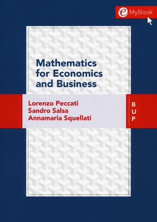 copertina Mathematics for economic business