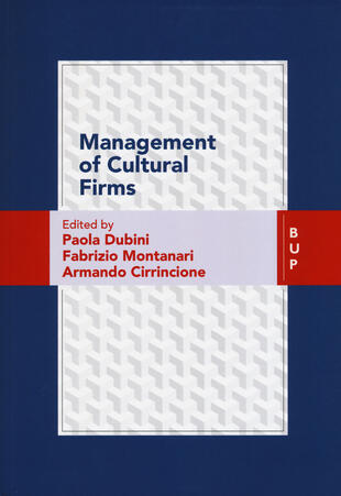 copertina Management of cultural firms