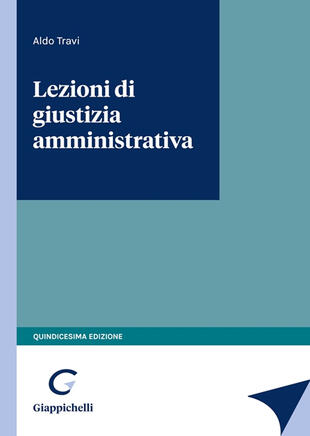 copertina Lezioni di giustizia amministrativa