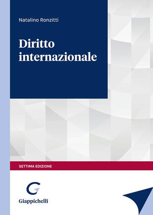copertina Diritto internazionale