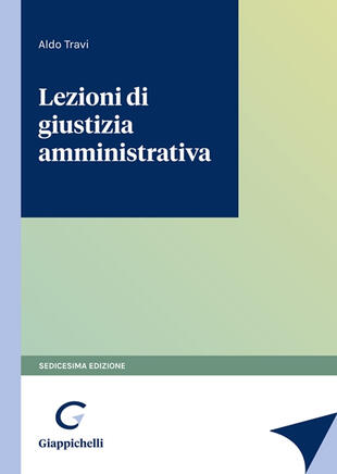 copertina Lezioni di giustizia amministrativa