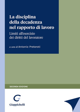 copertina La disciplina della decadenza nel rapporto di lavoro