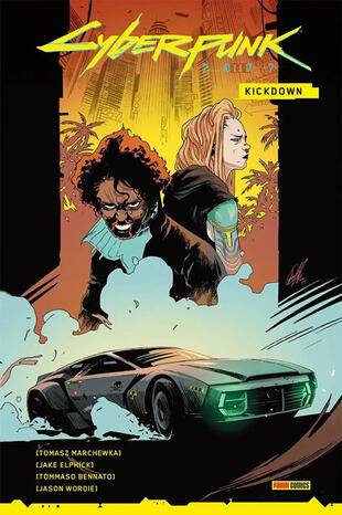 copertina Kick down. Cyberpunk 2077