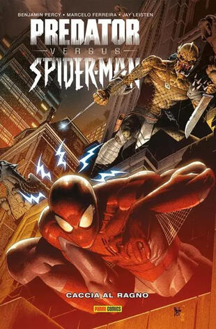 copertina Caccia al ragno. Predator vs. Spider-man