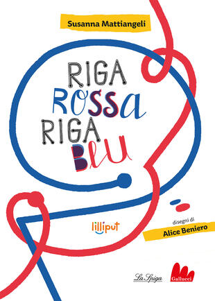 copertina Riga rossa, riga blu. Ediz. a colori