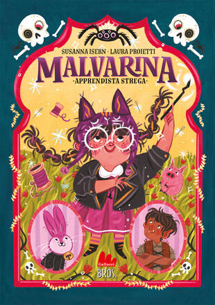 copertina Apprendista strega. Malvarina. Ediz. a colori