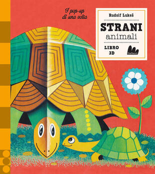 copertina Strani animali. I pop-up di una volta. Ediz. a colori