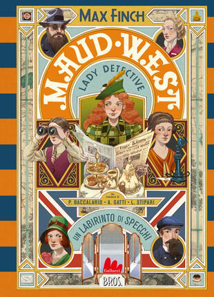 copertina Un labirinto di specchi. Maud West. Lady detective