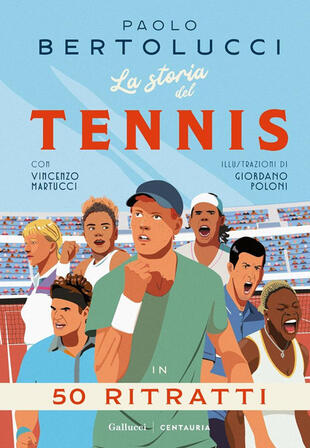 copertina La storia del tennis in 50 ritratti