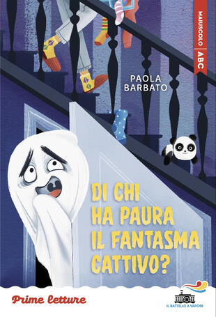 copertina Di chi ha paura il fantasma cattivo? Stampatello maiuscolo. Ediz. a colori