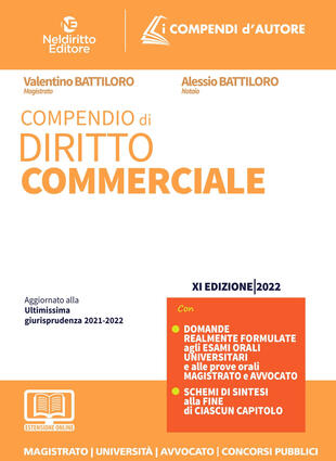 copertina Compendio di diritto commerciale