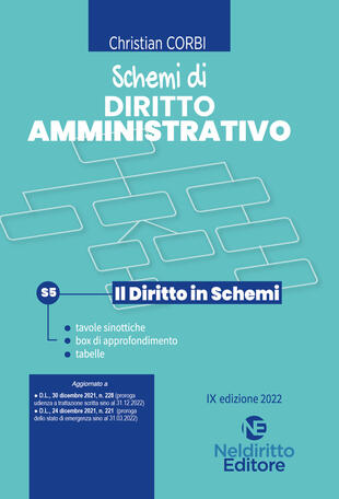 copertina Schemi di diritto amministrativo. Nuova ediz.