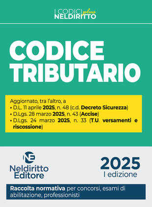 copertina Codice di diritto tributario Plus 2025