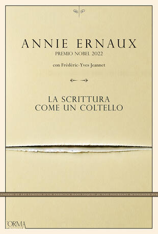 copertina La scrittura come un coltello