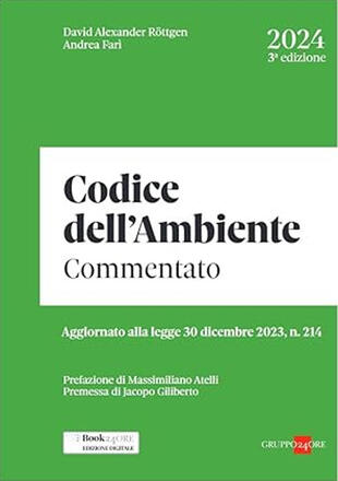 copertina Codice dell'ambiente 2024 commentato