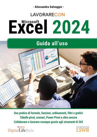 copertina Lavorare con Excel 2024. Guida all'uso