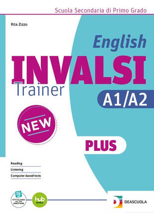 copertina English INVALSI trainer plus. A1-A2. Per la Scuola media. Con e-book. Con espansione online