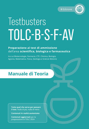 copertina Manuale di teoria. Preparazione al test di ammissione TOLC B-S-F-AV