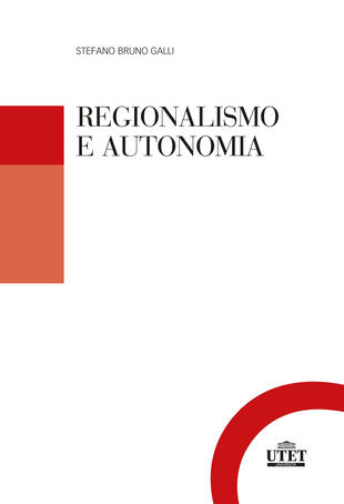 copertina Regionalismo e autonomia