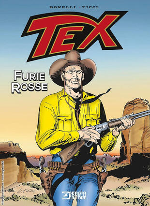 copertina Tex. Furie rosse