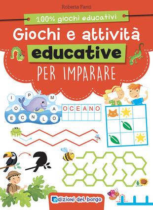 copertina Giochi e attività educative per imparare. Ediz. a colori