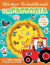 copertina Gli sticker scintillanti. La fattoria