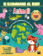 copertina Si illuminano al buio. Animali
