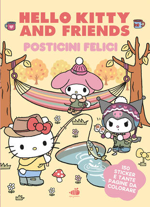 copertina Hello Kitty & Friends. Posticini felici.