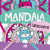 copertina Mandala junior. Unicorni