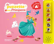 copertina Le puzzette delle principesse. Libro sonoro.