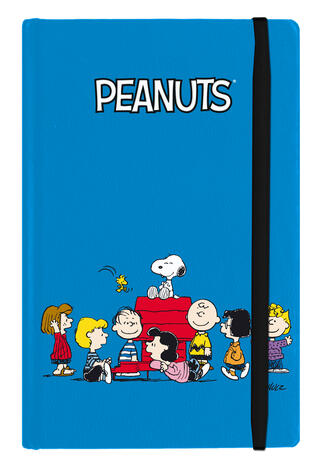 copertina Peanuts - Taccuino - Family (azzurro)